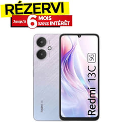 Smartphone Xiaomi Redmi 13C 5G 4Go 128Go - Starry Silver