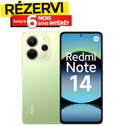 Smartphone Xiaomi Redmi Note 14 4G  8Go 128Go - Lime Green