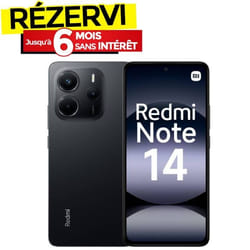 Smartphone Xiaomi Redmi Note 14 4G   8Go 128Go -  Midnight Black