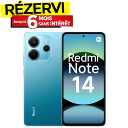 Smartphone Xiaomi Redmi Note 14 4G 8Go 128Go - Océan blue