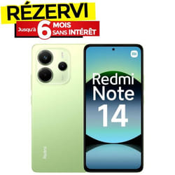 Smartphone Xiaomi Redmi Note 14  4G  8Go 256Go - Lime Green