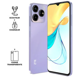 Smartphone ZTE V50 DESIGN 4G 8Go 128Go Violet