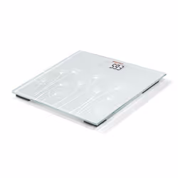 Soehnle Frosted & Frozen, Pèse-personne électronique, 180 kg, 100 g, Blanc, kg, lb, ST, Verre, Plastique