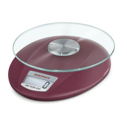 Soehnle Roma Rouge Comptoir Ovale Balance de ménage électronique