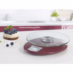 Soehnle Roma Rouge Comptoir Ovale Balance de ménage électronique