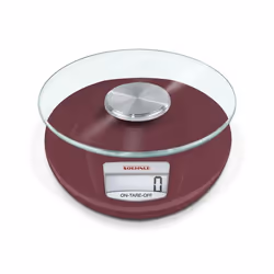 Soehnle Roma Rouge Comptoir Ovale Balance de ménage électronique