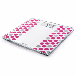 Soehnle Style Sense Compact 300, Pèse-personne électronique, 180 kg, 100 g, Rose, Blanc, kg, lb, ST, Rectangle
