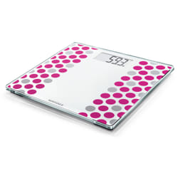 Soehnle Style Sense Compact 300 Rectangle Rose, Blanc Pèse-personne électronique