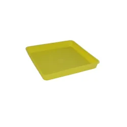 Soucoupe Linéa Carré 25x25cm Viomes Chartreuse