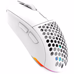 Souris GAMER AQIRYS TGA ALPHA RGB - Connexion Double Mode: Sans fil 2,4GHz & filaire - Capteur Optique, PixArt 3370 - Sensibi ...