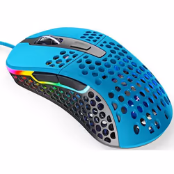 Souris Gamer RGB XTRFY M4 - Type: Filaire - Capteur optique haute précision PMW 3389 de 16000 dpi - 6 boutons Omron 20M - Acc ...