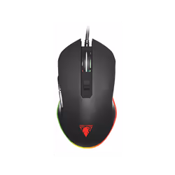 Souris Gaming JEDEL GM690 - Type: Filaire - Couleur: Noir - Résolution Optique 1200/1600/2400/3200 DPI - Multi bouton, 8D, Ré ...
