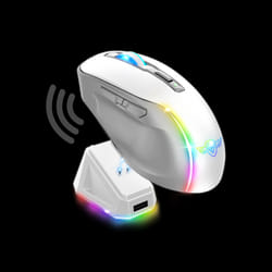 Souris Gaming Sans Fil Spirit of Gamer ELITE M50 ARTIC / RGB / Blanc