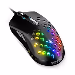Souris Gamer SPIRIT OF GAMER ELITE M80 - Connectivité: Filaire - Résolution: 4200 DPI - 6 x Boutons programmables - Accélérat ...