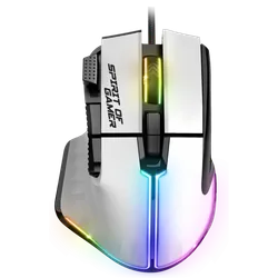 Souris Gaming Spirit Of Gamer PRO-M5 / RGB / Blanc