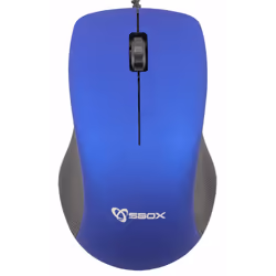 Souris optique 3D SBOX M-958R - Type de souris: 3D - Résolution: 1000 DPI - Interface: USB 2.0 - Orientation des mains: gauch ...