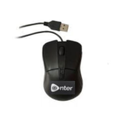 Souris Optique Filaire ENTER Slider USB - Noir