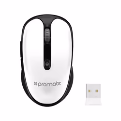Souris Optique Sans Fil Promate Clix-4 - Connexion sans fil de 2,4 GHz - Fonction de veille automatique - Plage de fonctionne ...