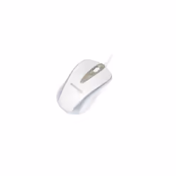 Réf : M555-WS - Souris Optique USB - Couleur Blanc & Gris - Interface USB - 3 Boutons - Résolution 1000 DPI - Câble 1.35M - C ...