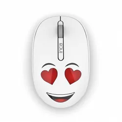 Souris Sans Fil INCA IWM-245RB Avec Design - Blanc