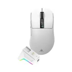 Souris Sans Fil WHITE SHARK Gawain - Blanc