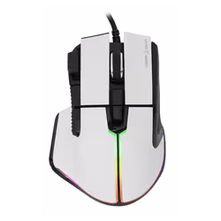 Souris Gaming White Shark Marrok - 9 Buttons - 12.000 dpi - Longueur de câble 1.8m - USB - Dimensions : 123 x 83 x 46mm - RGB ...