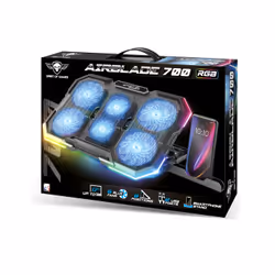 Spirit of Gamer SOG-VE700RGB système de refroidissement pour ordinateurs portables 25,4 cm (10") Noir