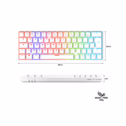 Spirit of Gamer XPERT-K200 clavier Bluetooth Blanc