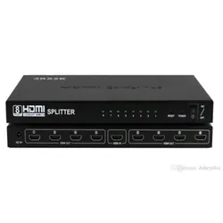 SPLITTER HDMI 1 X 8 - 3D, 4K ULTRA HD - NOIR