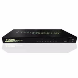Splitter HDMI 8 ports 4K 3D - 1 Entrée - 8 Sorties - Dupliquez votre source sur 8 écrans - Compatible 3D - Résolution d’image ...