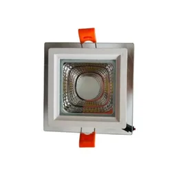 Spot LED Encastrable Carre 4 Positions 6W +6W