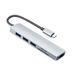 Station d'accueil 6 en 1 Type-C Vers HDMI / USB / USB-C