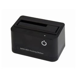 Gembird HD32-U2S-5 Station d'accueil de disques de stockage USB 2.0 Type-B Noir