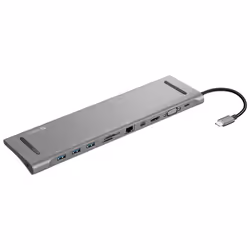 Station d'accueil SANDBERG tout-en-1 - Entrée: USB-C mâle - Connecteurs: 1 x USB-C femelle (puissance supportant jusqu'à 100 ...