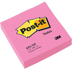 Stick Note 100 Feuilles 76 / 76 Fluo Rose Fushia