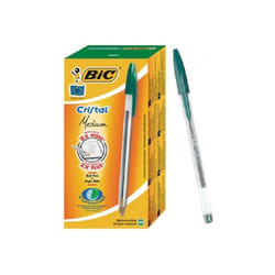 Stylo à bille Cristal Medium BIC - Vert (070330129641)