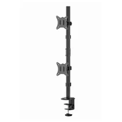 Gembird MA-D2-02 support d'écran plat pour bureau 81,3 cm (32") Noir