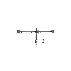 Gembird MA-D3-01 support d'écran plat pour bureau 68,6 cm (27") Noir