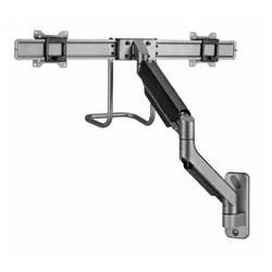 Gembird Laikiklis Adjustable wall 2-display mounting arm 17-32inch iki 8kg