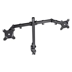 Trust GXT 1120 Mara Dual Monitor Arm 81,3 cm (32") Noir Bureau