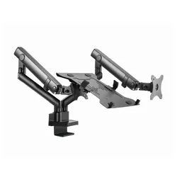 Gembird MA-DA3-02 support d'écran plat pour bureau 81,3 cm (32") Noir