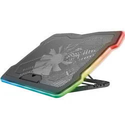 Support de Refroidissement Pour Ordinateur Portable Aura GXT 1126 RGB Noir
