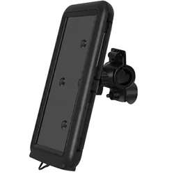 Support De Téléphone Pour Moto Noir
