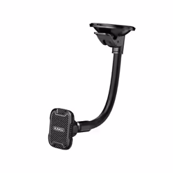 Support de Voiture Flexible Pour Téléphone Portable - Rotation 360° - Flexible - Couleur Noir
