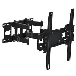 Support Mural Mobile VONTECH Pour TV 32" - 65" - Noir
