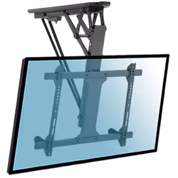 Support plafond Kimex Pour Téléviseurs - Taille écran 32"-70" - Fonction Encastrable, Motorisé - Charge maximale 35 kg - Mont ...
