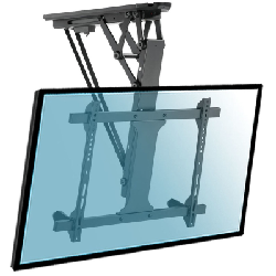 Support plafond Kimex escamotable motorisé pour écran TV 32´´-70´´ Connecté