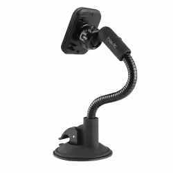 Support Téléphone Main Libre Métal Avec Ventouse Havit H722 Noir