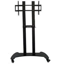 SUPPORT TV MOBILE AVEC ROTATION À 360° 55"-100" NOIR