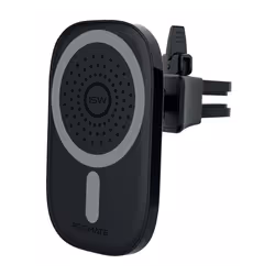 Support voiture et Chargeur Sans Fil Promate VentMag-15W - Puissance de sortie : 15W - Installation simple et rapide - Distan ...